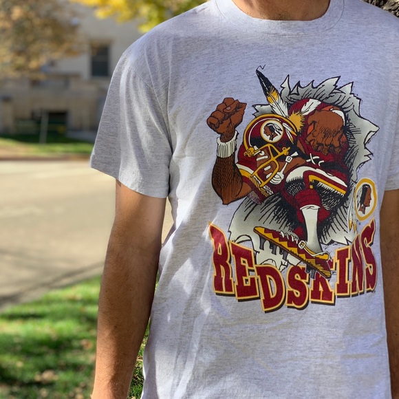 Vintage 90s Washington Redskins 2 Sided T Shirt 🏈 - Picture 2 of 8